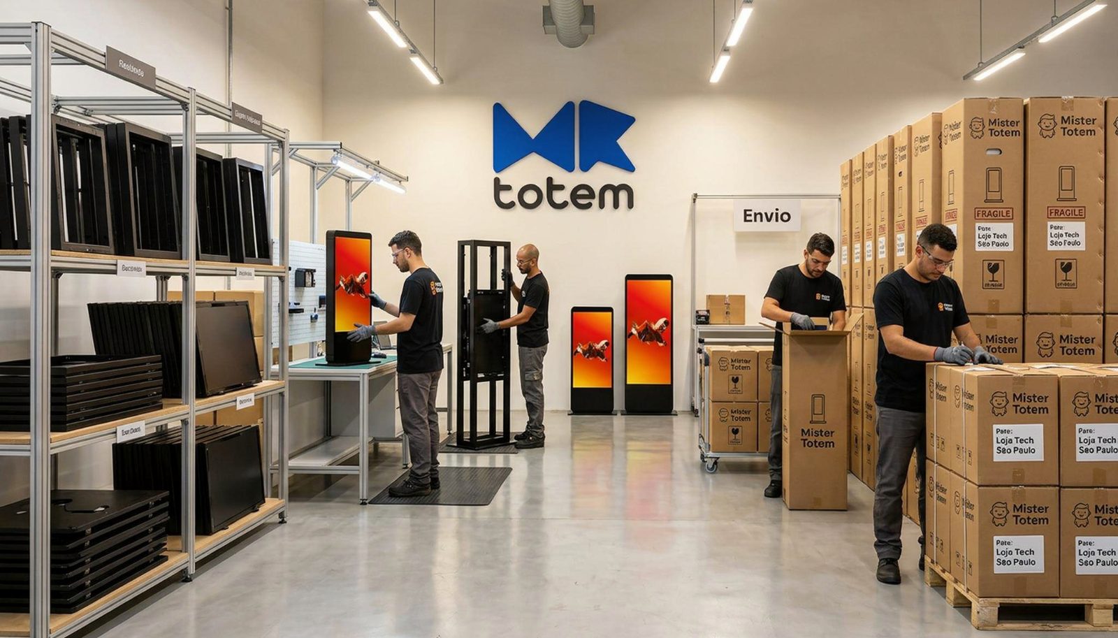 Fábrica Mister Totem em Curitiba
